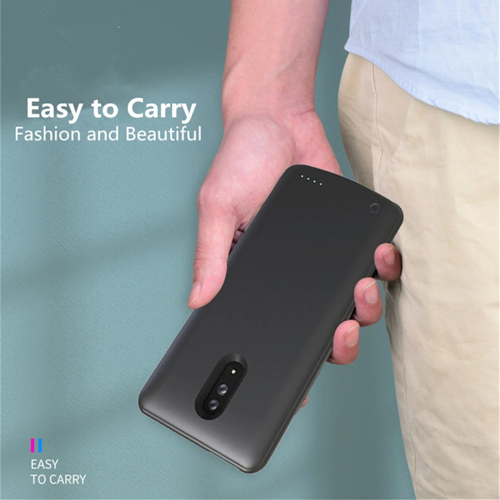 NTSPACE Battery Charger Cases For OPPO Reno Power Bank Case 6500mAh Extenal Battery Portalbe Powerbank Charging Cover Cases