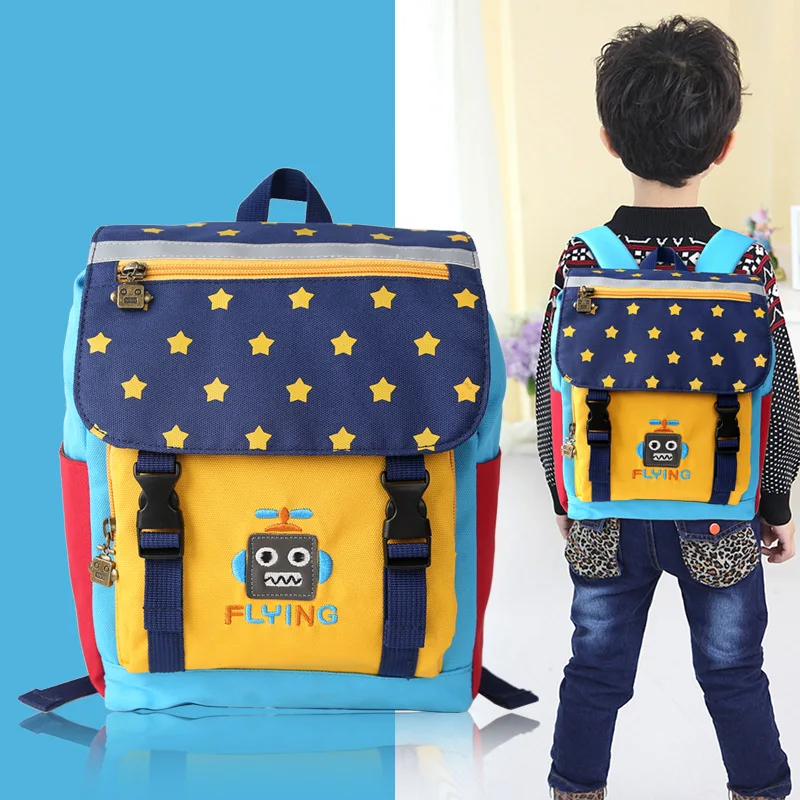 Robot baby nursery children's school backpackin School Bags from