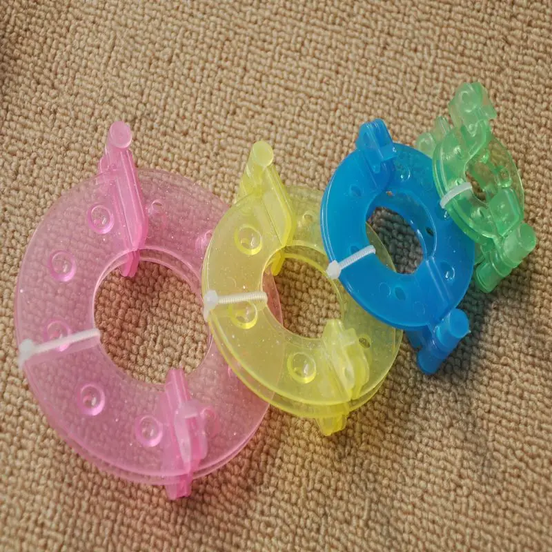 

4 Size Balls Weaver Pompon Set Apparel Bommel Pom Pom Maker Woven tool transparent ABS plastic Needle Craft Knitting Wool Tool