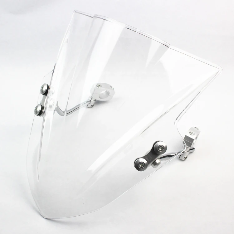 

Motorcycle Windshield Windscreen With adjustable bracket Wind Screen For Honda CBF150 VTR250 CB400 CB650F CBF1000 CB1300