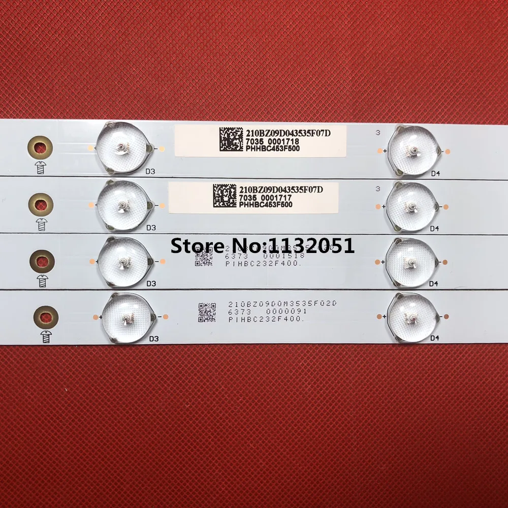 100% New 4pcs/Kit LED strips for PHI LIPS 40 TV 40PFH5300 88 40PFT5500T 40PUT6400 60 BDM4065UC 00 TPT400LA J6PE1 LB40013 V0 04 kitchen ceiling spotlights