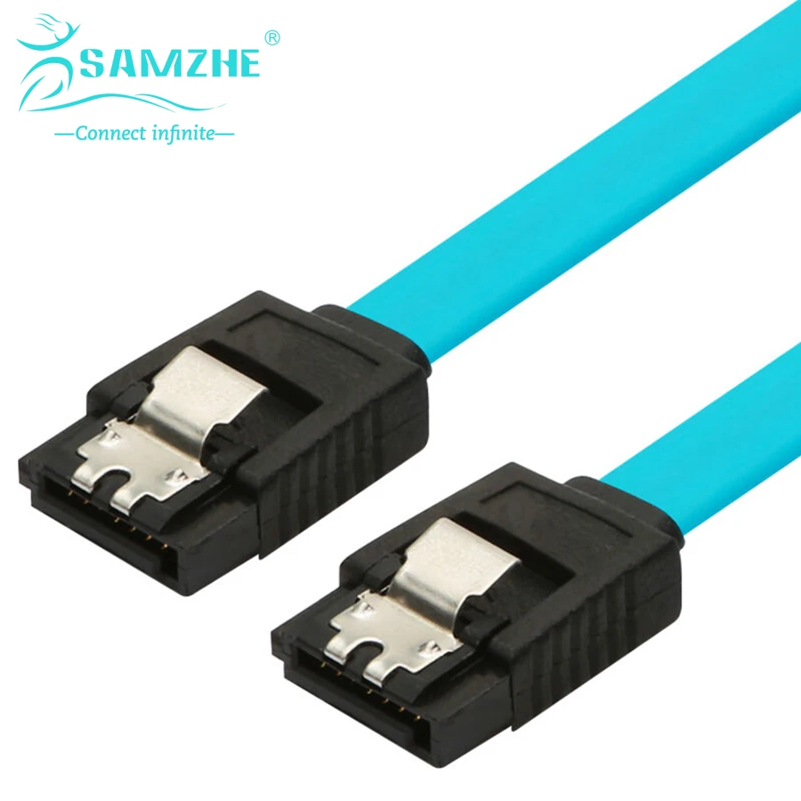 SAMZHE SATA Data Cable Era 3 Hard Drive Disk Cable Double Sharpnel