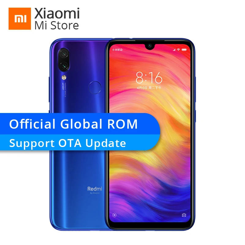 

Global ROM Xiaomi Redmi Note 7 6GB RAM 64GB ROM MobilePhone Snapdragon 660 Octa Core 6.3" 19.5:9 Full Screen 48MP Rear Camera