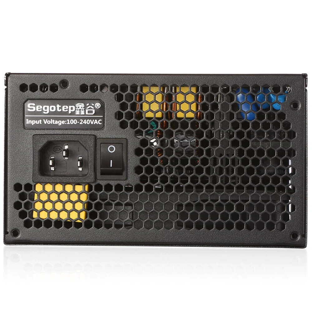 Segotep 600 واط GP700G كامل وحدات ATX PC وحدة إمداد الطاقة للكمبيوتر الألعاب PSU 12 فولت نشط PFC 91% كفاءة 80 بلس ذهبي العالمي AC