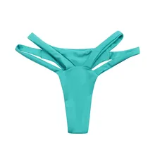 SAGACE Solid v дизайн дно бикини Сексуальная Открытая бразильская пляжная одежда для женщин девочек лето