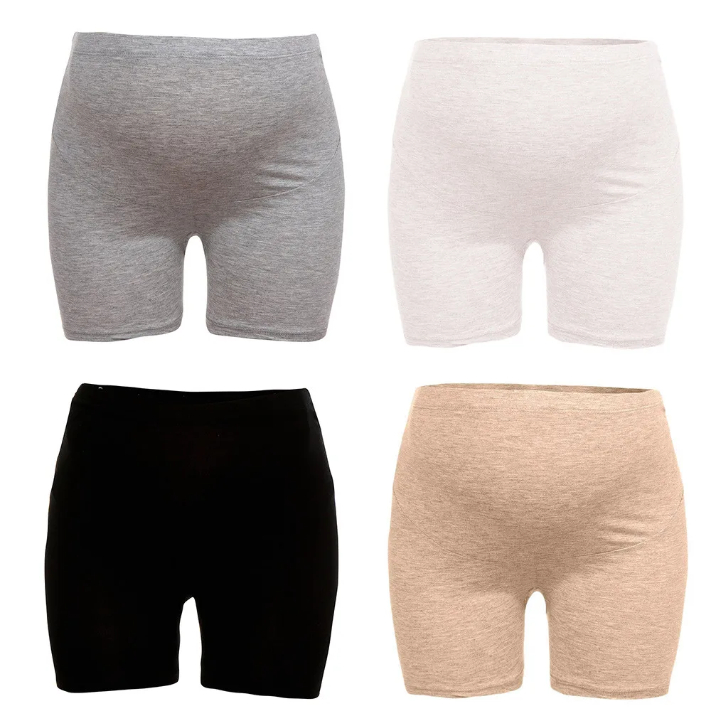 

MUQGEW Women's Maternity Shapewear Flat Edge Pettipant Seamless Soft Abdomen Underwear pregnant women control panties