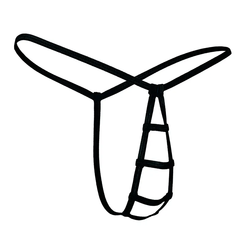 Мужские открытые трусики стринги с вырезами бикини Танга нижние ажурные