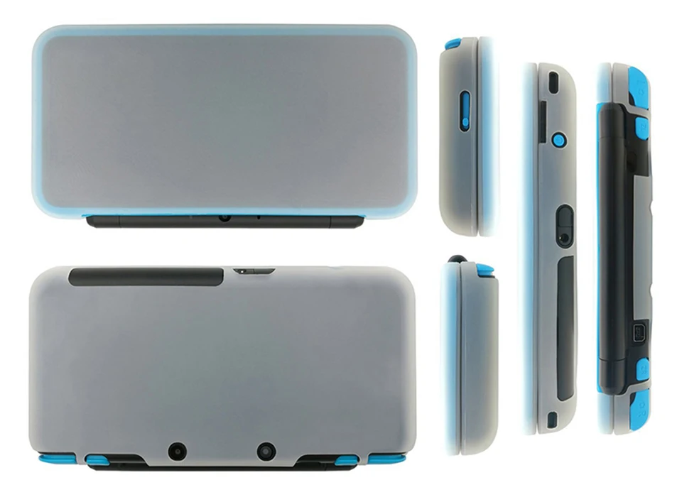 Силиконовый чехол-ручка для kingd New 2DS LL/XL пылезащитный Противоскользящий защитный силиконовый чехол с защитой от царапин аксессуары для игр