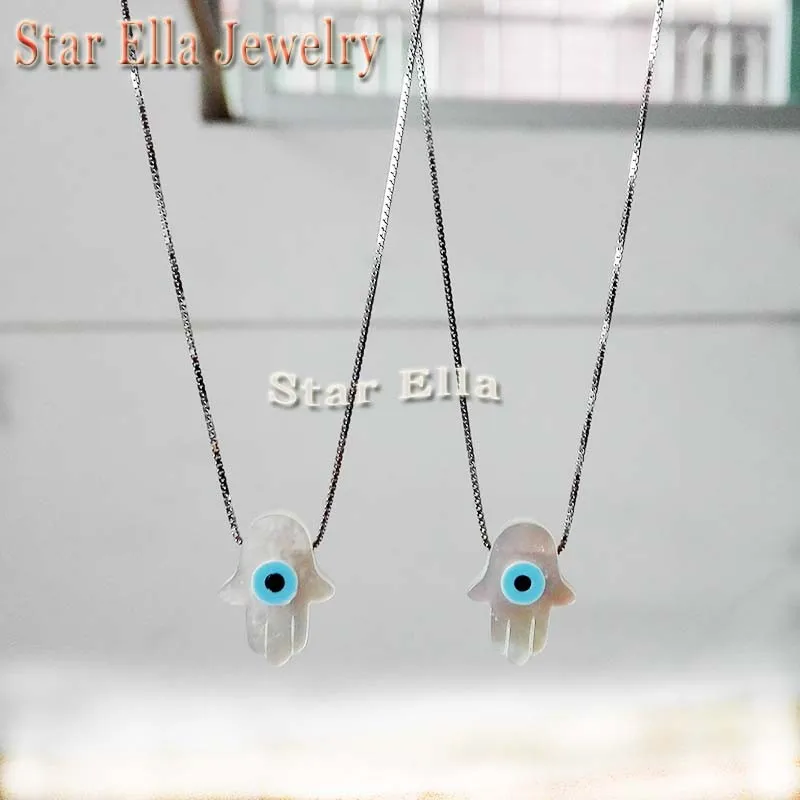925-Sterling-Silver-Mother-of-Pearl-Hamsa-Hand-Fatima-Pendant-Evil-Eye-Necklace (1)