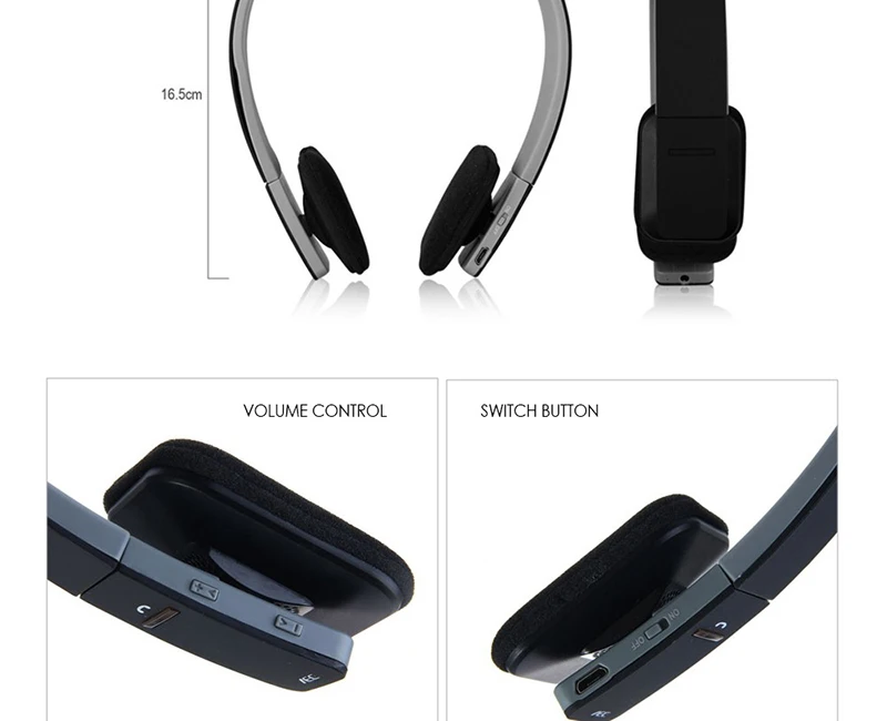 AEC BQ618 Смарт Беспроводная Bluetooth гарнитура стерео наушники с микрофоном 3,5 мм стерео аудио гарнитура для телефона планшета psp