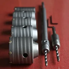 2015 new arrival 9PC/set TCT electric Hammer wall hole saw 30/40/50/60/70mm with 2pcs SDS plus extension rods 2pcs central drill