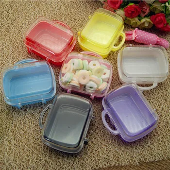 

free shipping creative plastic colorized box shape birthday party candy box,, By2803