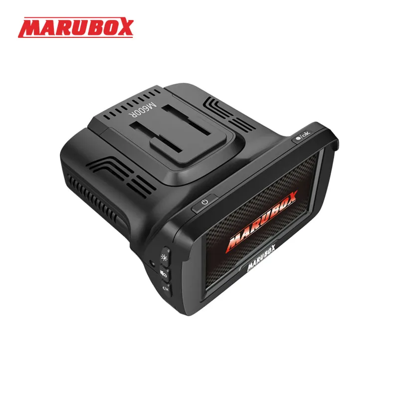 Marubox M600R 2 шт./лот Автомобильный видеорегистратор GPS Радар детектор 3 в 1 видео