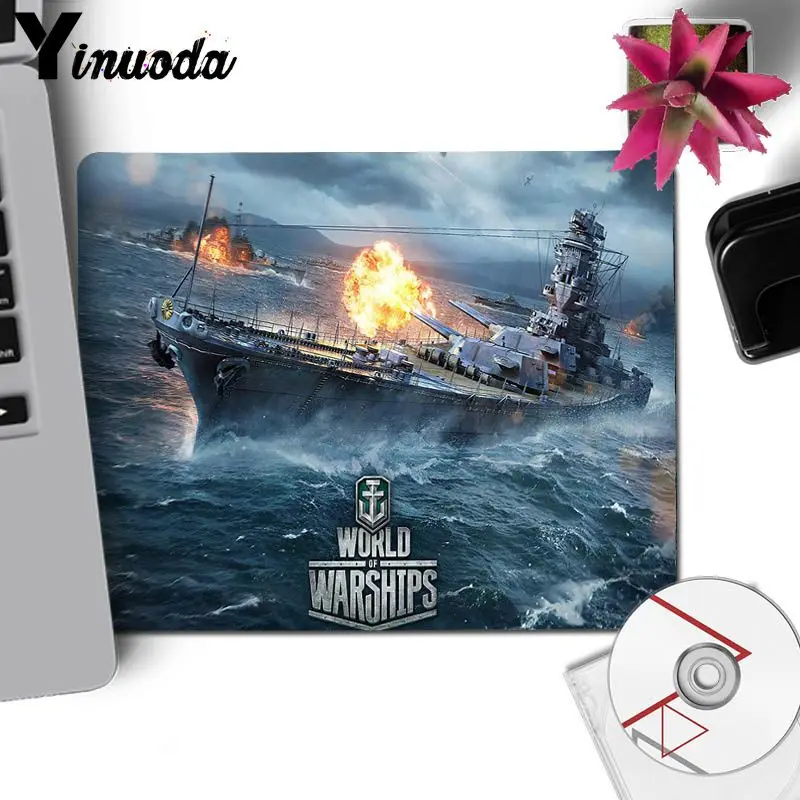 Yinuoda World of Warships игровой плеер стол для ноутбука коврик для мыши геймер игровые коврики Lockedge игровой коврик для мыши для геймера - Цвет: No Lock Edge18x22cm