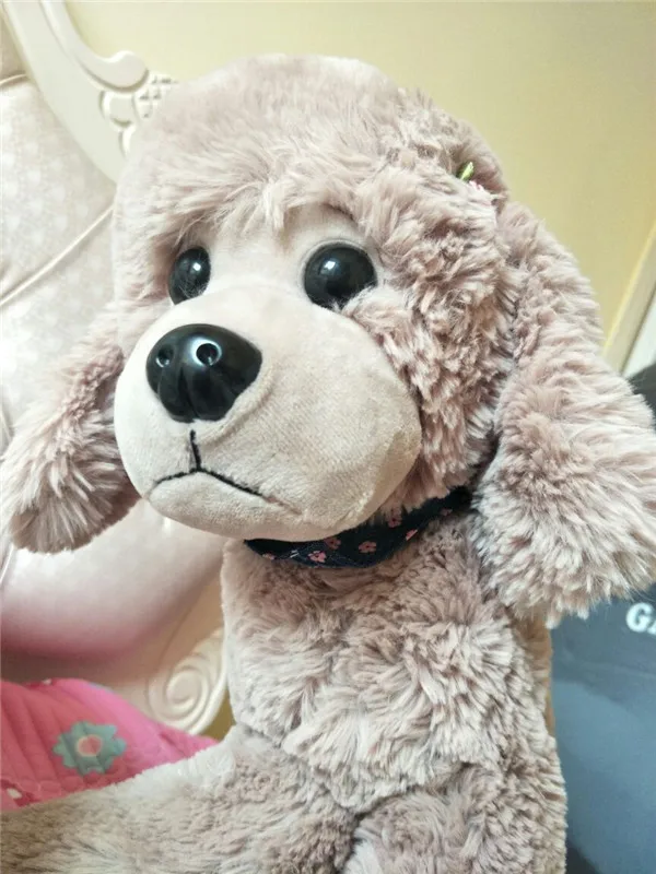 Cute Dog plush toys Poodle Bichon Frise puppy stuffed warm animal toys - Buyer's Show 18