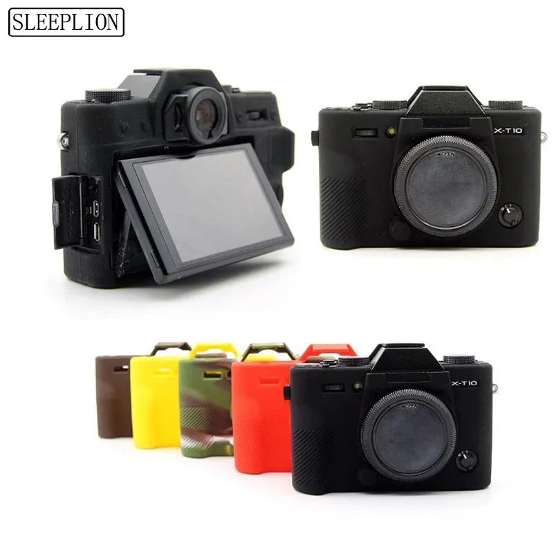 Kopen Sleeplion Camera Soft Silicone Protector Case voor Fuji Fujifilm X T10 X T20 XT10 Body Rubber Cover Mirrorless Systeem Camera Skin
