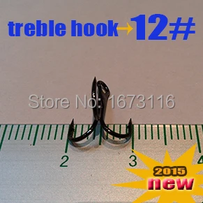 2017 NEW fishing treble hooks SIZE 12# quantity :200pcs/lot carbon steel  hooks - AliExpress