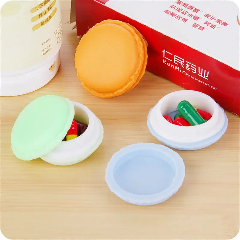 Лидер продаж 4 цвета мини коробка для макаронов ювелирных украшений сережек