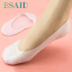 BSAID силиконовые носки стельки ног увлажняющий крем гель от боли в ногах кремнезема вставки для обувь женщина Танцевальный Коврик Новый