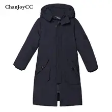 ChanJoyCC Winter Hot Sale Children’s Coat Baby Boys Long Sleeve Fashion Windproof Thickening Soft Warm Long Outerwear For Kids