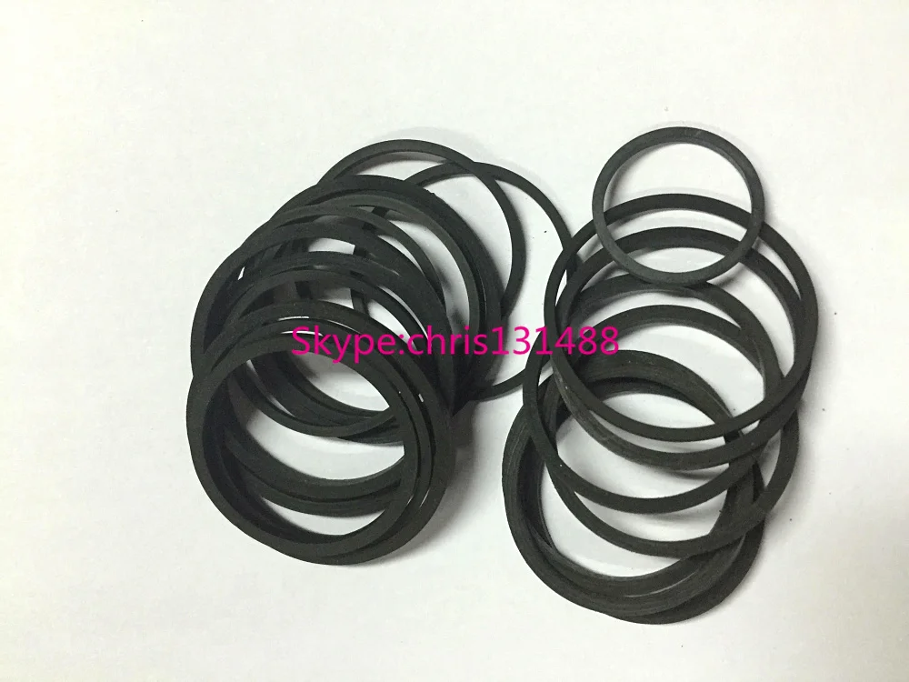 

FREE post 2bag 20pcs/bag DVD CD VCD Transmission belt all size folded lenth 2.5-5.5cm thickness 1.2mm rubber belt drive strap