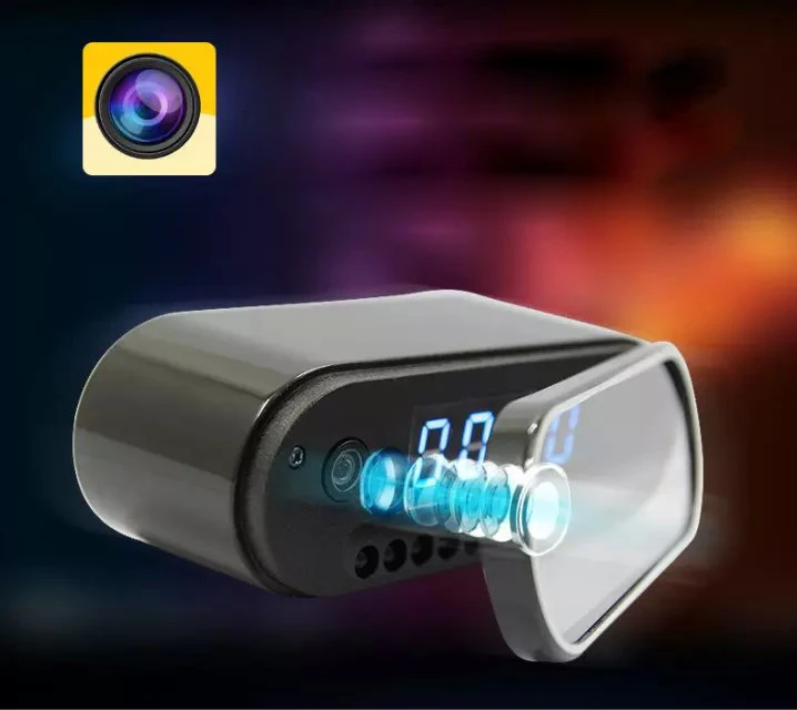 

1080P WIFI Mini Camera Time Alarm Wireless Nanny Clock P2P IP/AP Security Night Vision Motion Sensor Remote Monitor Micro Home