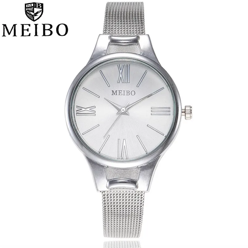 MEIBO Brand Rose Gold Women Watch Casual Ladies Stainless Steel Newv Strap Watch Analog Quartz Vogue WristWatch Relogio Feminino MEIBO Brand Rose Gold Women Watch Casual Ladies Stainless Steel Newv Strap Watch Analog Quartz Vogue WristWatch Relogio Feminino