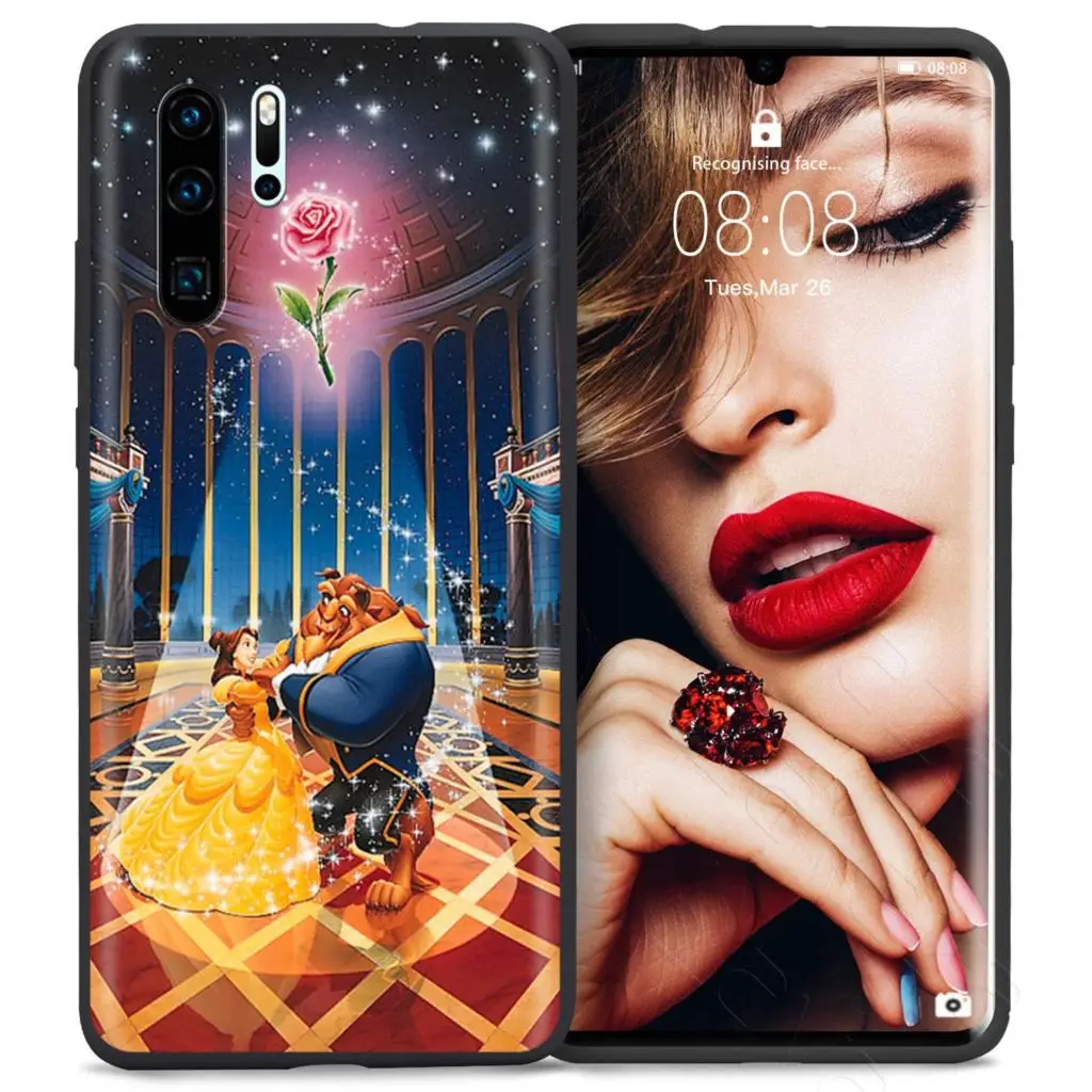 Чехол Lavaza beauty Beast Rose Princess для huawei mate Y7 Y9 P8 P9 P10 P20 P30 Lite Pro P Smart Mini