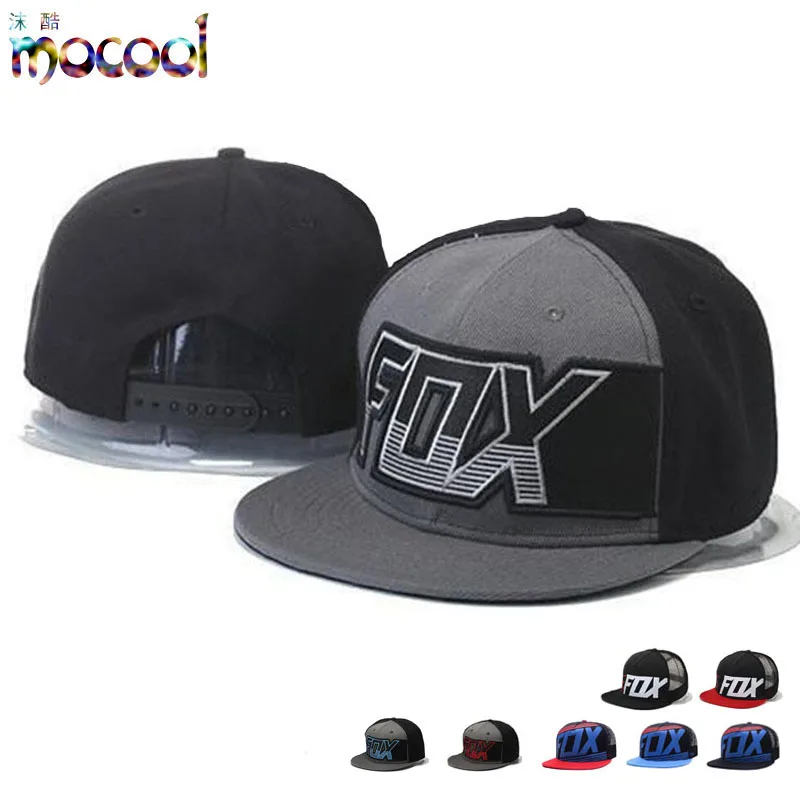 

brand hats for men women fox Snapback cap hip hop cap Adjustable fox baseball cap Street fashion Sun visor hat bone gorra hombre