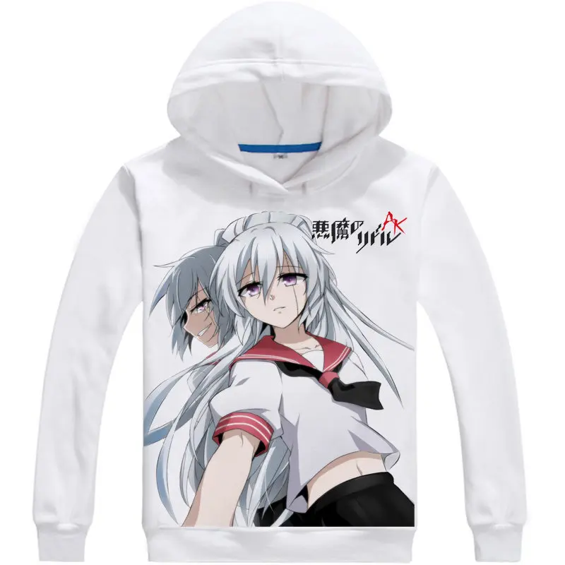 Anime white hoodie Clearance