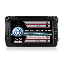 1 DIN 8inch TFT Capacitive Touch Screen Original Factory Style Car Radio For VW/Skoda/Passat/Golf Seat Sharan CANBUS