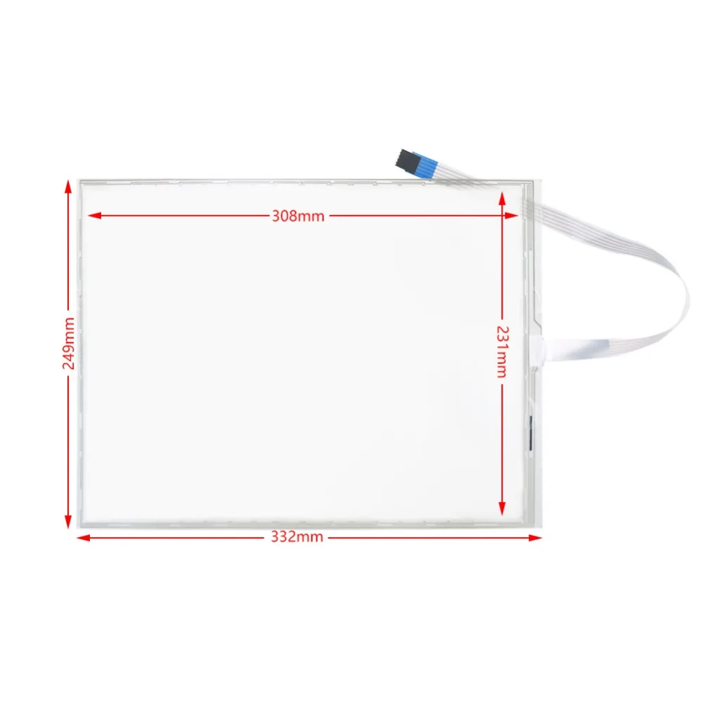 

15 Inch 5 Wire E212465 for SCN-AT-FLT15.0-Z01-0H1-R E055550 332*249mm Touch Screen Panel
