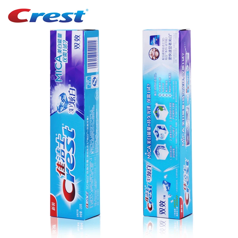 Generic Crest 3d White Mica DoubleEffect Toothpaste Fluoride Long