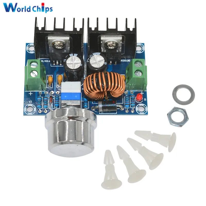 

XH-M401 DC-DC Step Down Buck Converter Power Supply Module XL4016E1 PWM Adjustable 4-40V To 1.25-36V Step Down Board 8A 200W