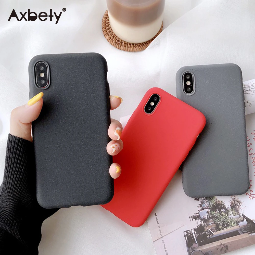 

For Samsung A50 A30/A20 Case Solid Color Soft Plain Cover For Galaxy M10 M20 M30 A10 A40 A60 A70 Ultra Slim Matte Silicon Case