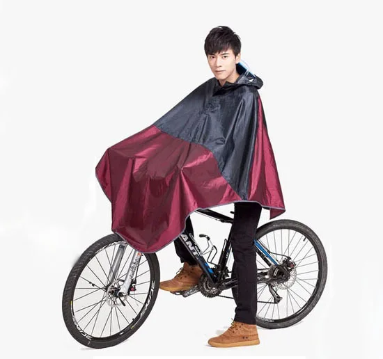 raincoat on bike