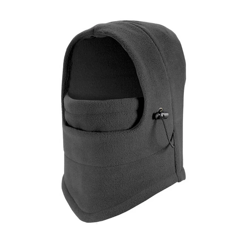 

Bike Riding Hat Winter Wind Protection Men and Women Beanies Hooded Cape Balaclavas Hooded Masked Cheek Warm Hat Ear Cap Grey