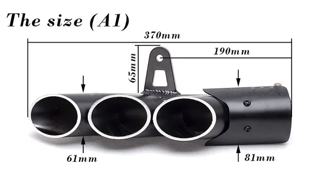 Motorcycle Modified Exhaust Muffler For Universal Exhaust For Yamaha