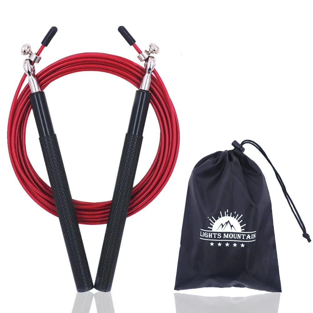 

Speed Rope Jump Rope 7 Colors Adjustable Steel Wire with a Carry Bag for Crossfit Workout Boxing Training Fitnesss Skipping Rope