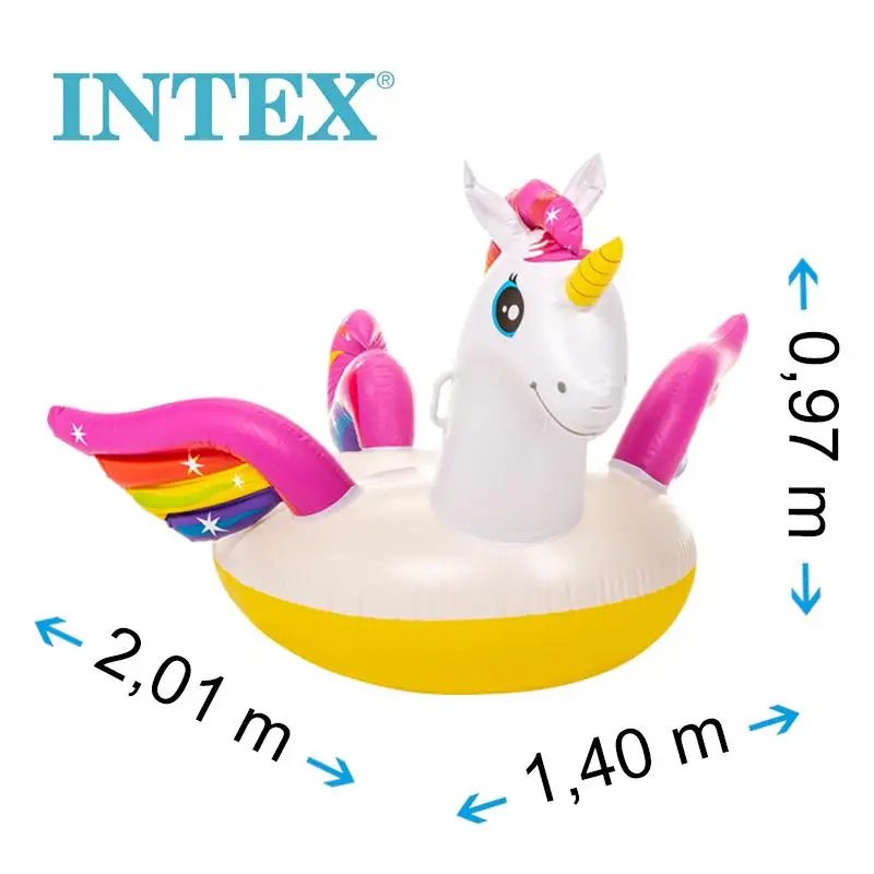 Unicorn Inflatable for adult and children. Mat Swimming Pool, Beach and Holiday. Toys water 200 cm