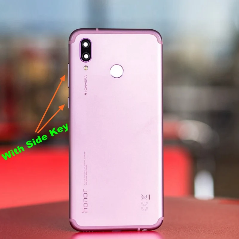 huawei honor play, задняя крышка для батареи, крышка для двери, Задняя стеклянная крышка корпуса, чехол 6,", huawei honor play, крышка для батареи+ объем питания le