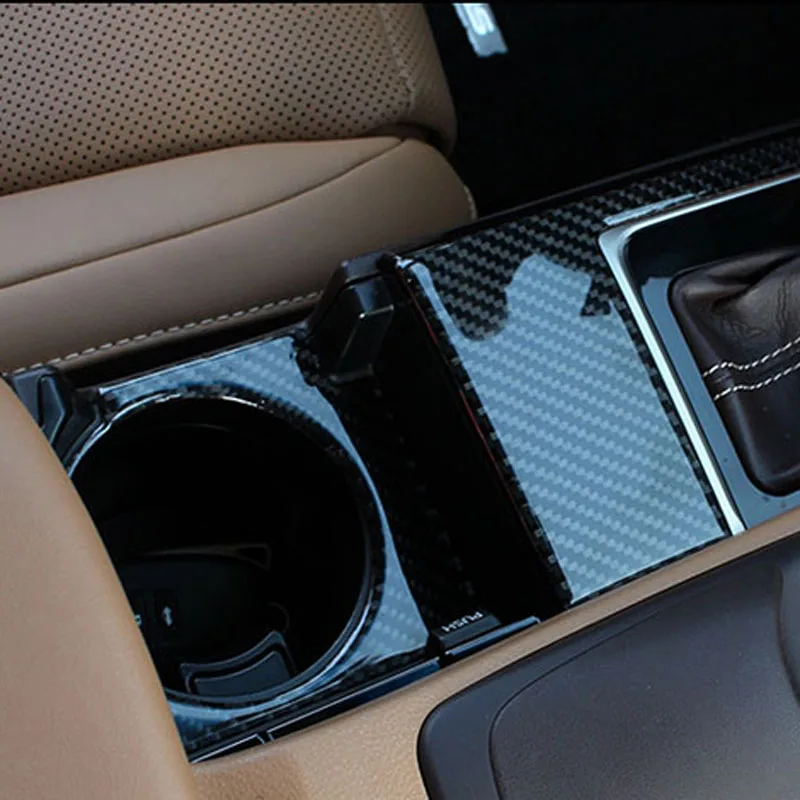 Цена Для Lexus ES200 ES250 ES300H 2015 2018 панелями из углеродного волокна внутренняя отделка автомобиля Шестерни Цельнокройное охватывает автомобильные акс...