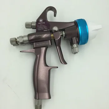Price SAT1202 Spray Guns For Painting Cars Professional Paint Gun Double Nozzle Polyurethane Spray Coating Air Paint Guns Automotive