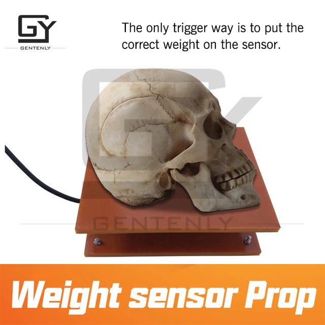 Escape Room Prop Weight Sensor Kit Put The Object With Correct Weight On The Sensor To Open 12V Magnet Lock Secret Chamber Room 2