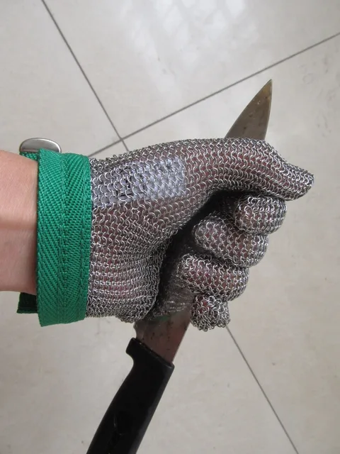HONGCHO rantai surat sarung tangan pelindung, Reversibel 