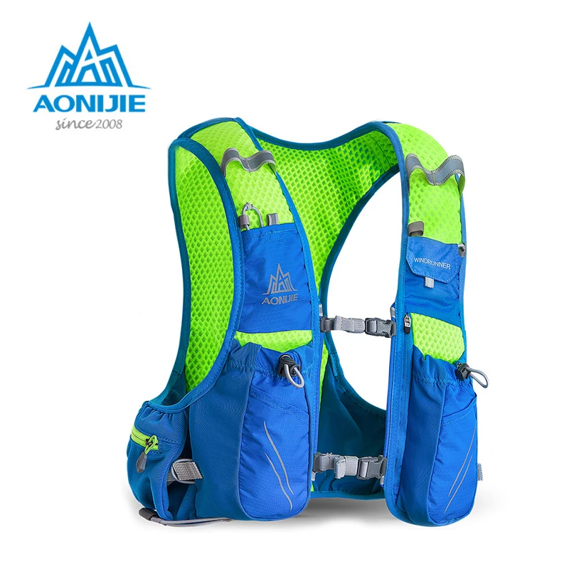 

AONIJIE E904S Nylon 10L Outdoor Bags Hiking Backpack Vest Professional Marathon Running Cycling Backpack for 2L Water Bag