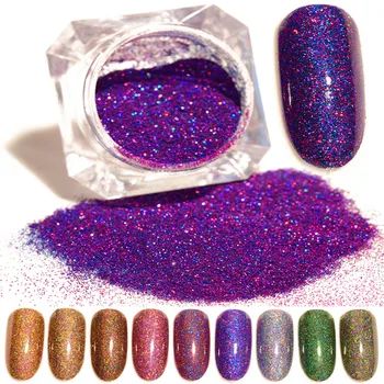 

1 Box BORN PRETTY sparkly Laser Nail Glitter Powder 1.5g nail Dust Nail Art Glitter Powder Decoration