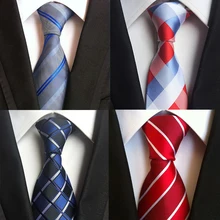 Mantieqingway 8 см мужские костюмы полосатые с принтом полиэфирные корбаты жениха Костюмные Галстуки клетчатые галстуки с принтами галстук для взрослых