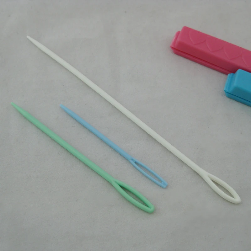 30Pcs/set ,3 Sizes, Plastic hand Sewing Needles, sew in needles