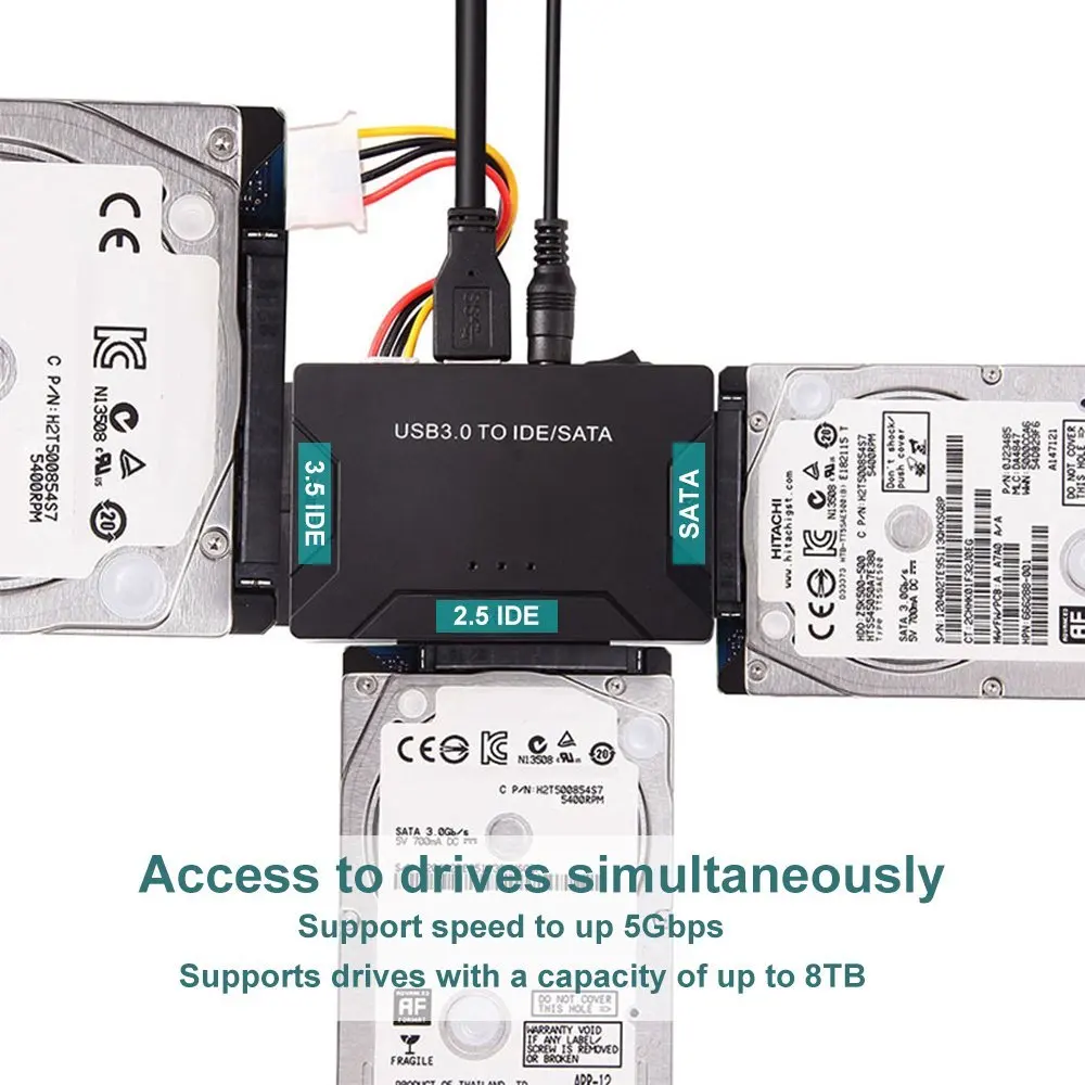 USB 3 0 для SATA IDE ATA адаптер данных в 1 портативных ПК 2 5 &quot3 5&quot HDD жесткий диск драйвер